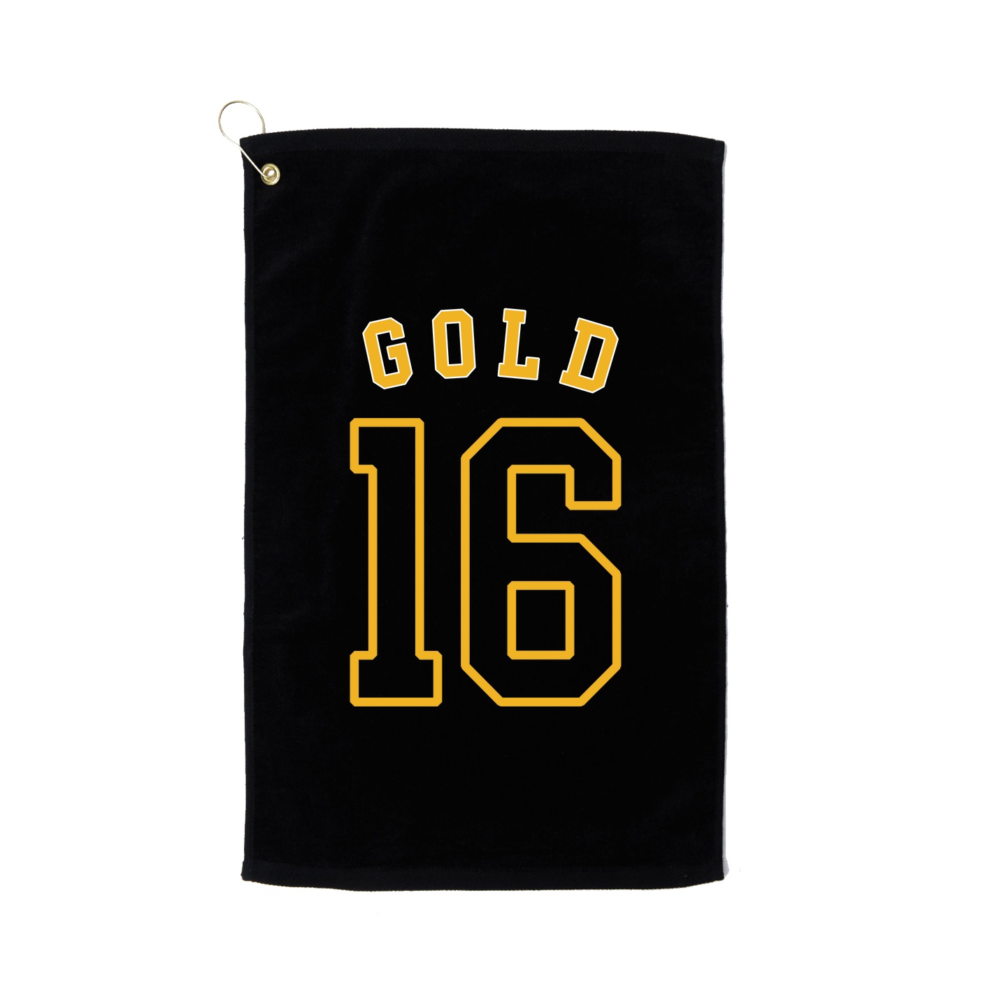 Golf Towel — Shirsey Arch in Black