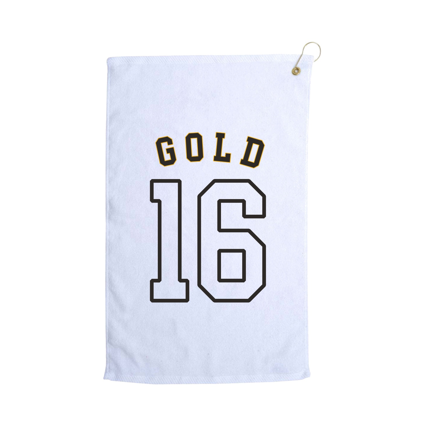 Golf Towel — Shirsey Arch in White