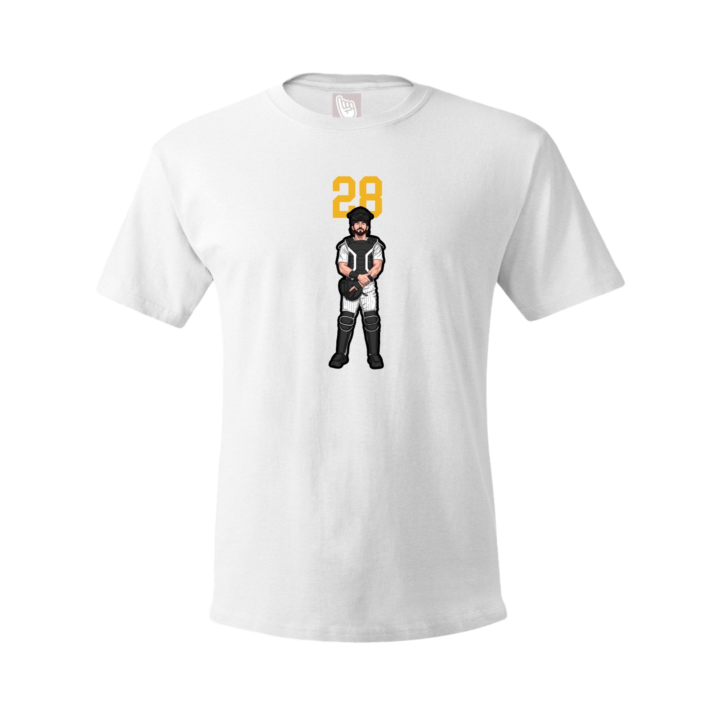 Tee — Number Top in White