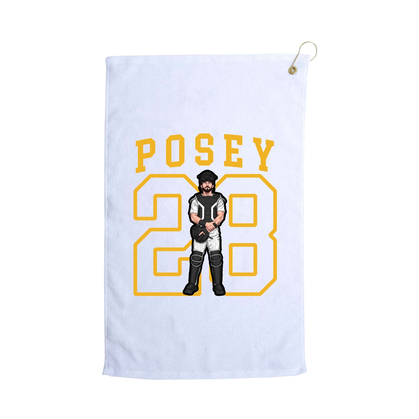 Golf Towel — Shirsey in White