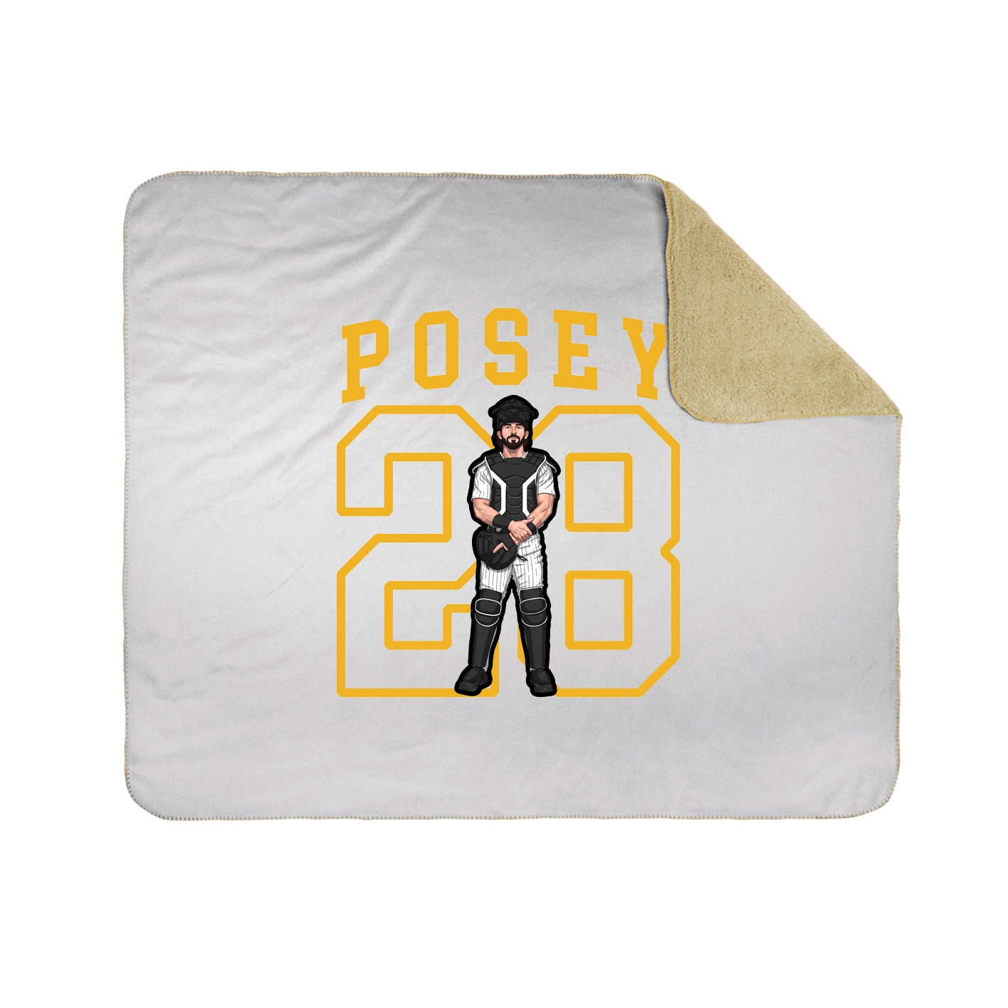 Throw Blanket — Shirsey in White