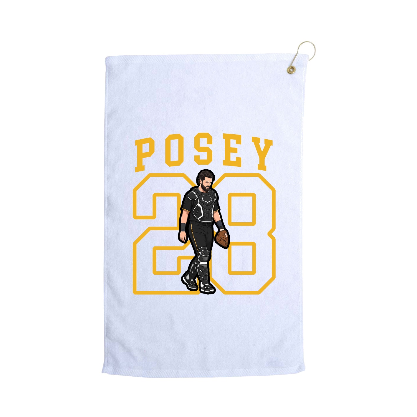 Golf Towel — Shirsey in White