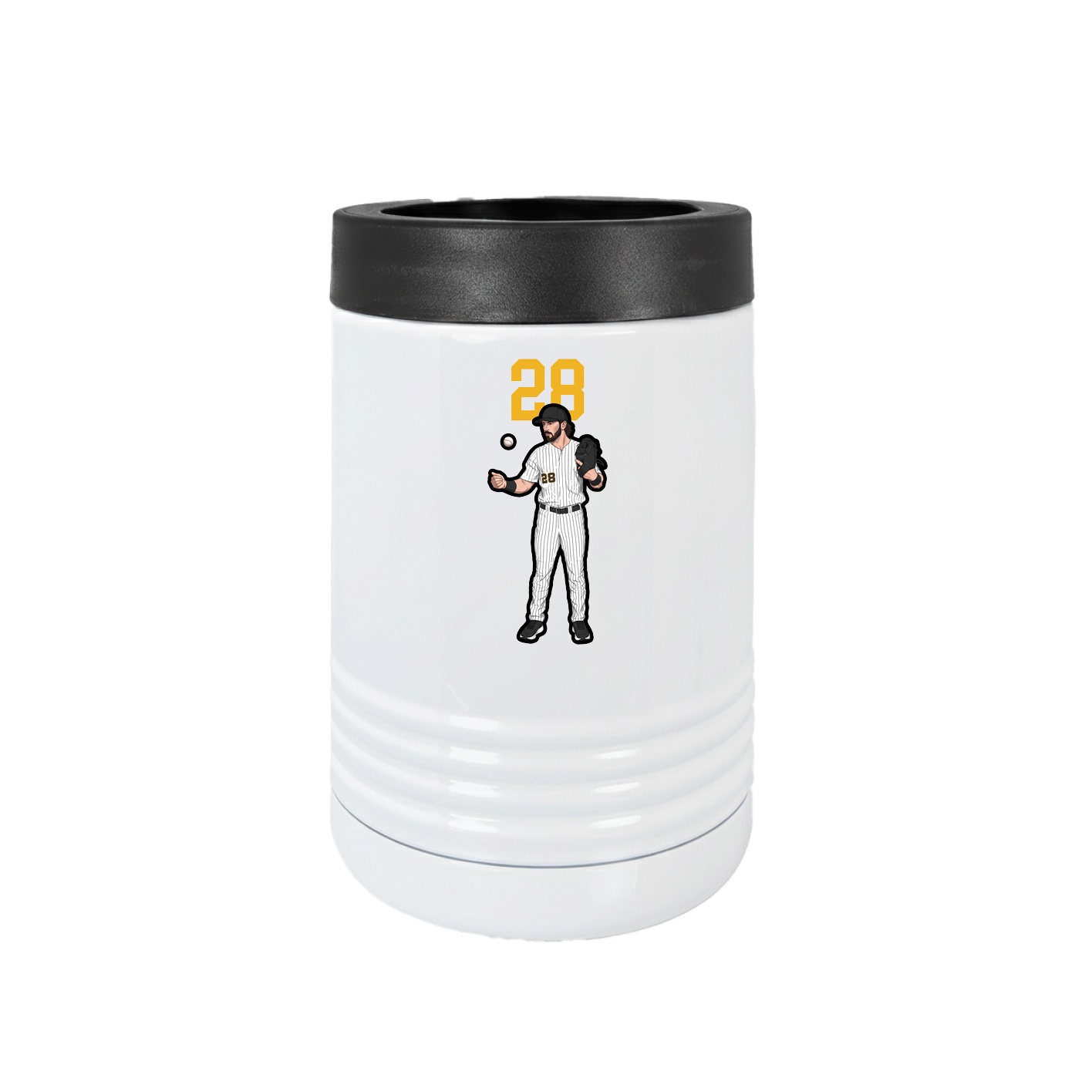 Beverage Holder — Number Top in White