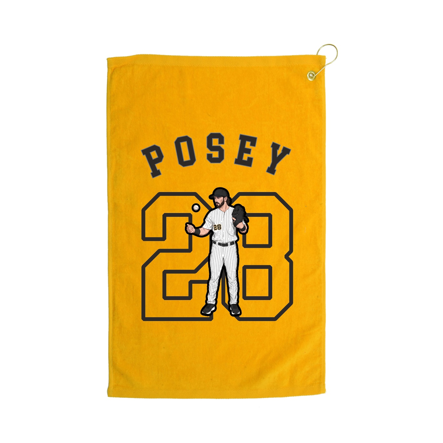 Golf Towel — Shirsey Arch in Gold