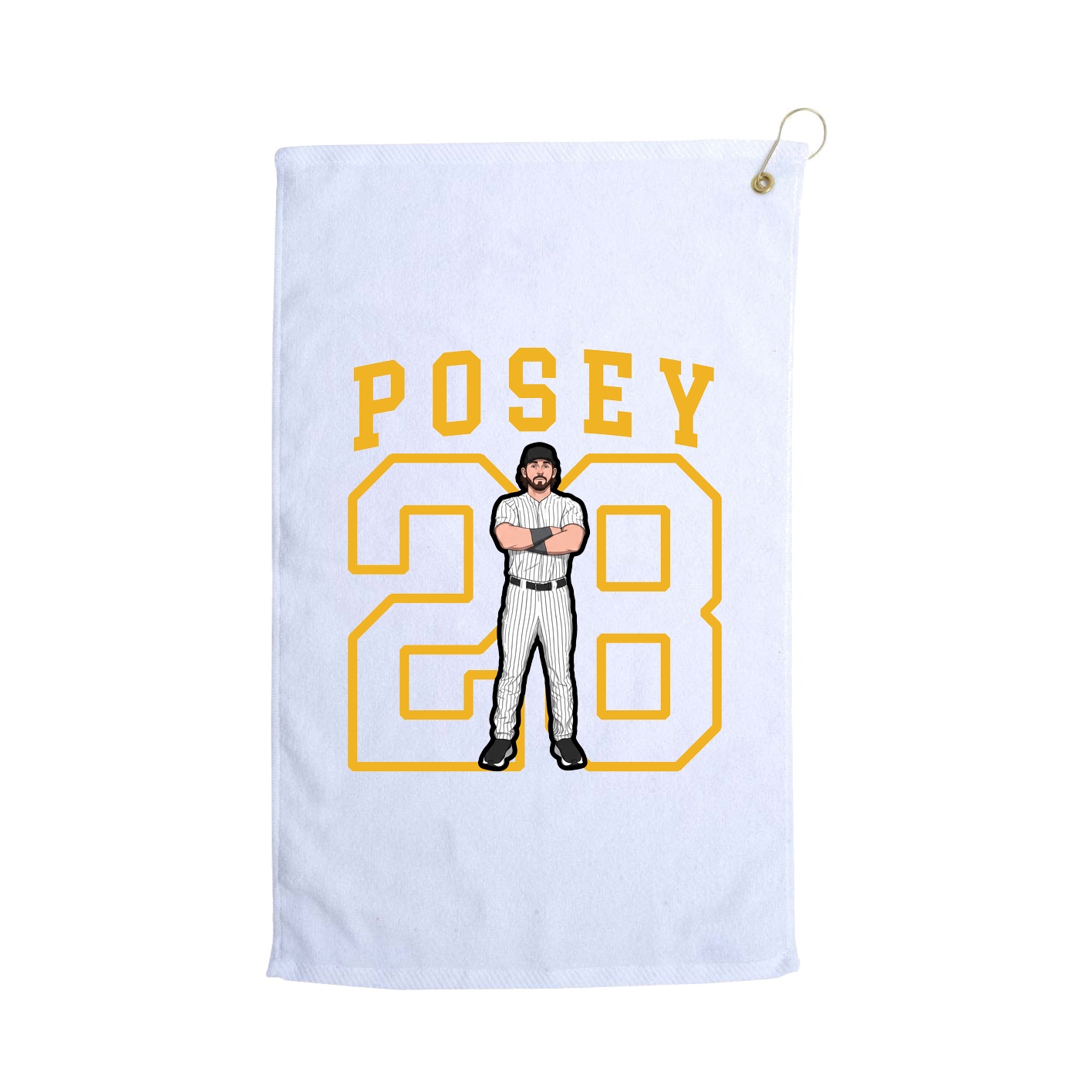 Golf Towel — Shirsey in White