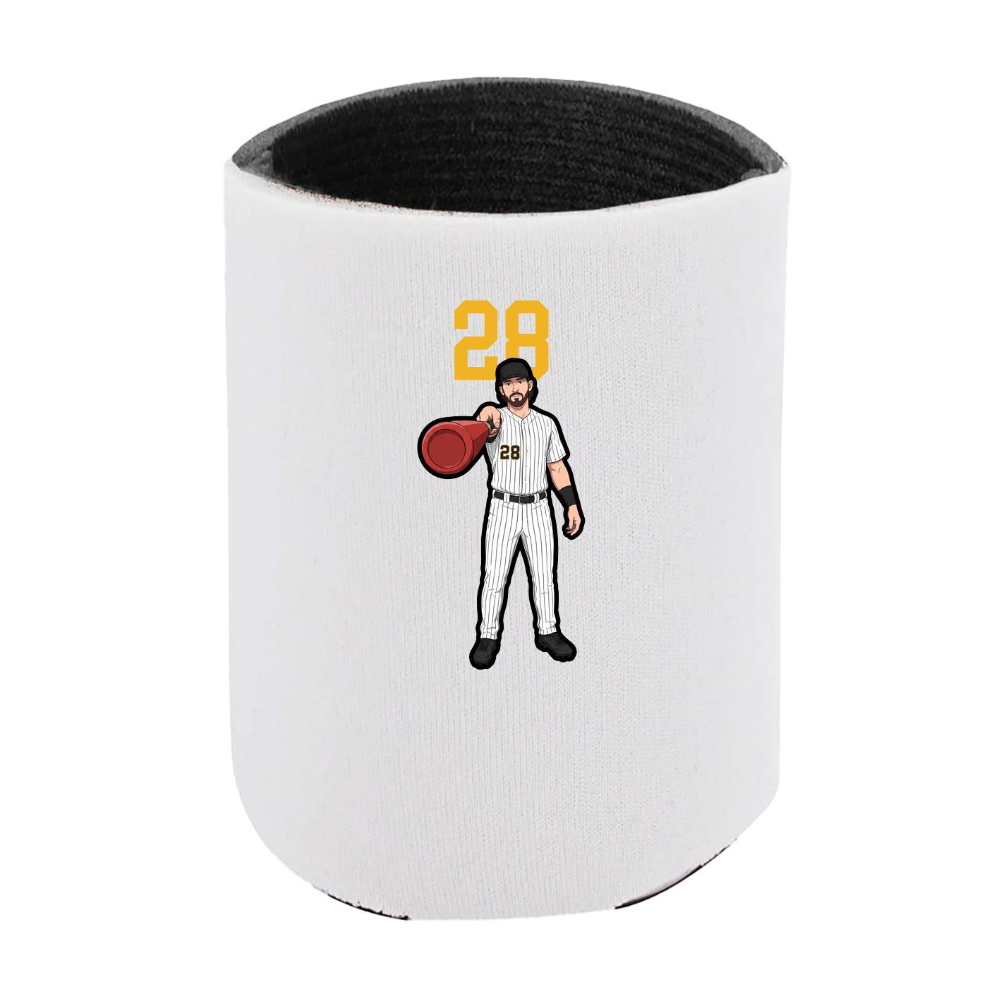 Can Holder — Number Top in White