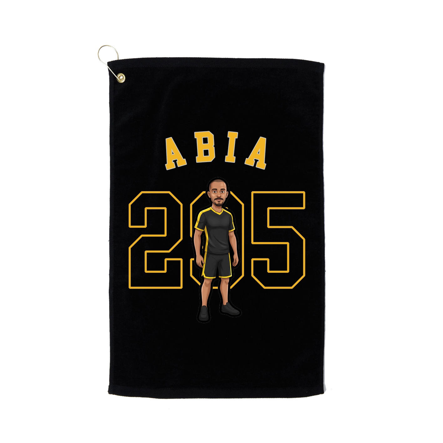 Golf Towel — Shirsey Arch in Black
