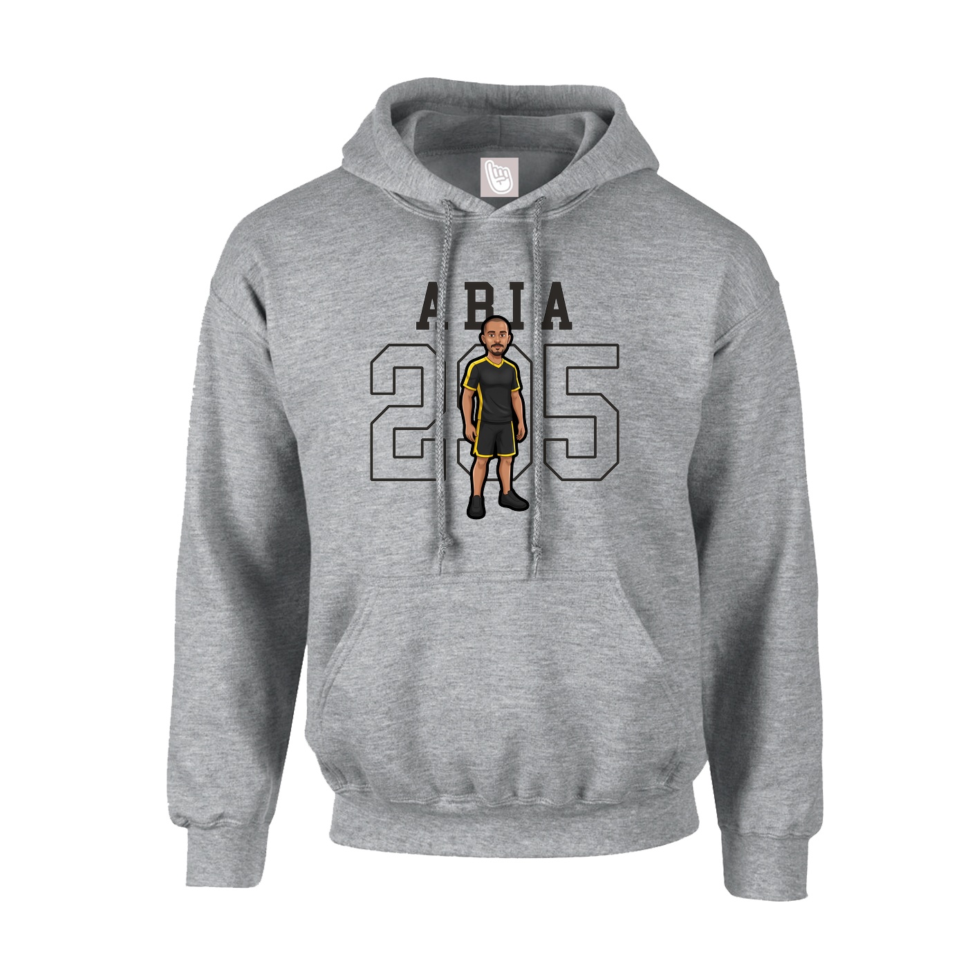 Hoodie — Shirsey in Grey