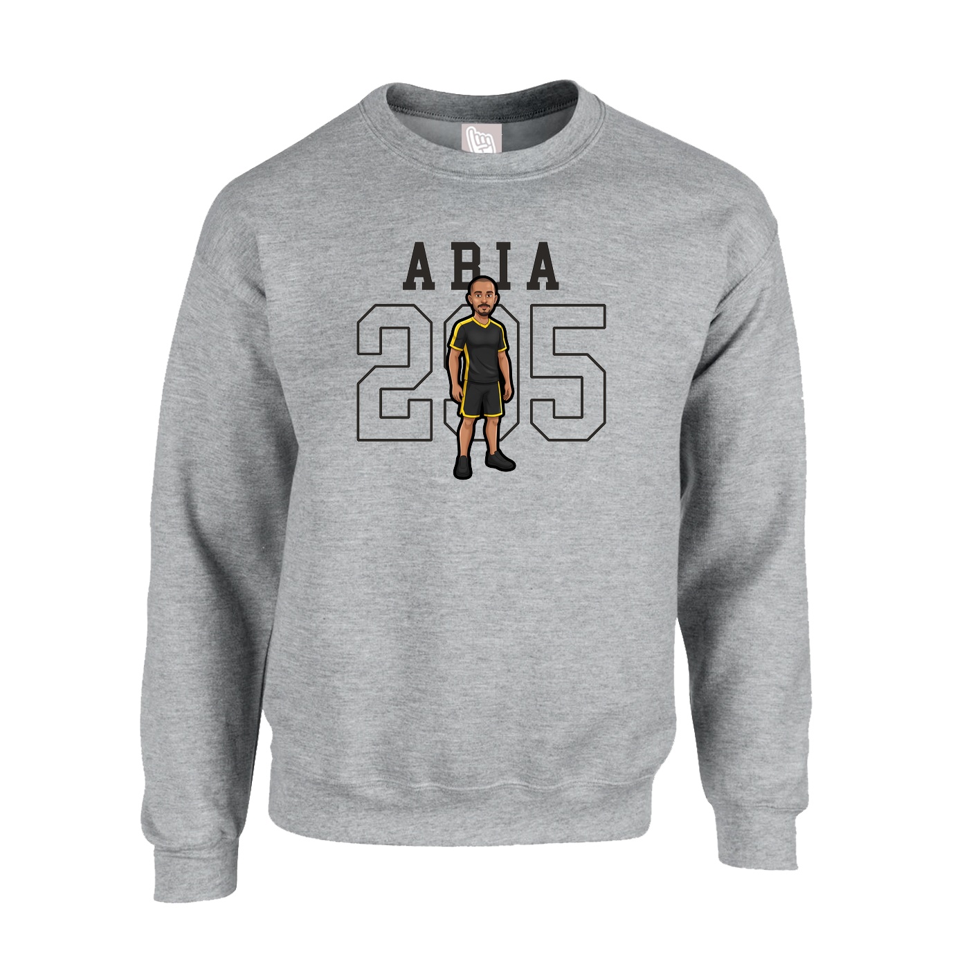 Fleece Crew — Shirsey in Grey