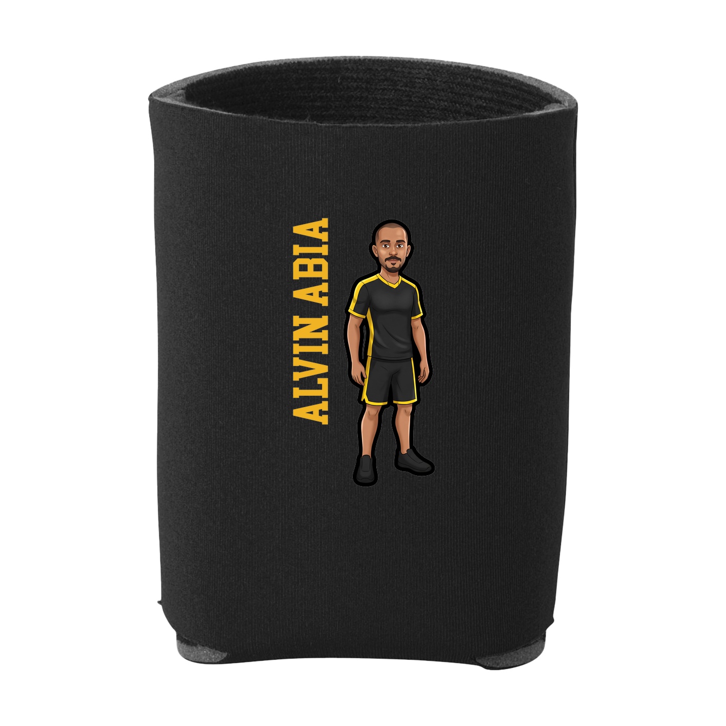 Can Holder — Name Vertical in Black
