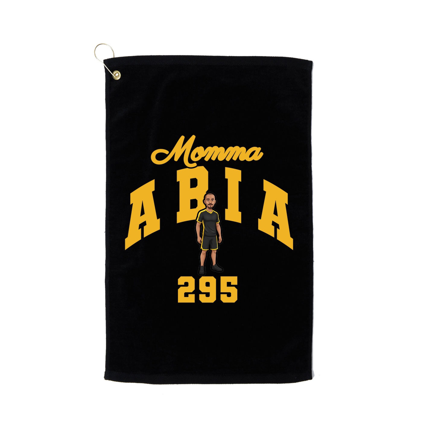 Golf Towel — Mothers Day Arch in Black