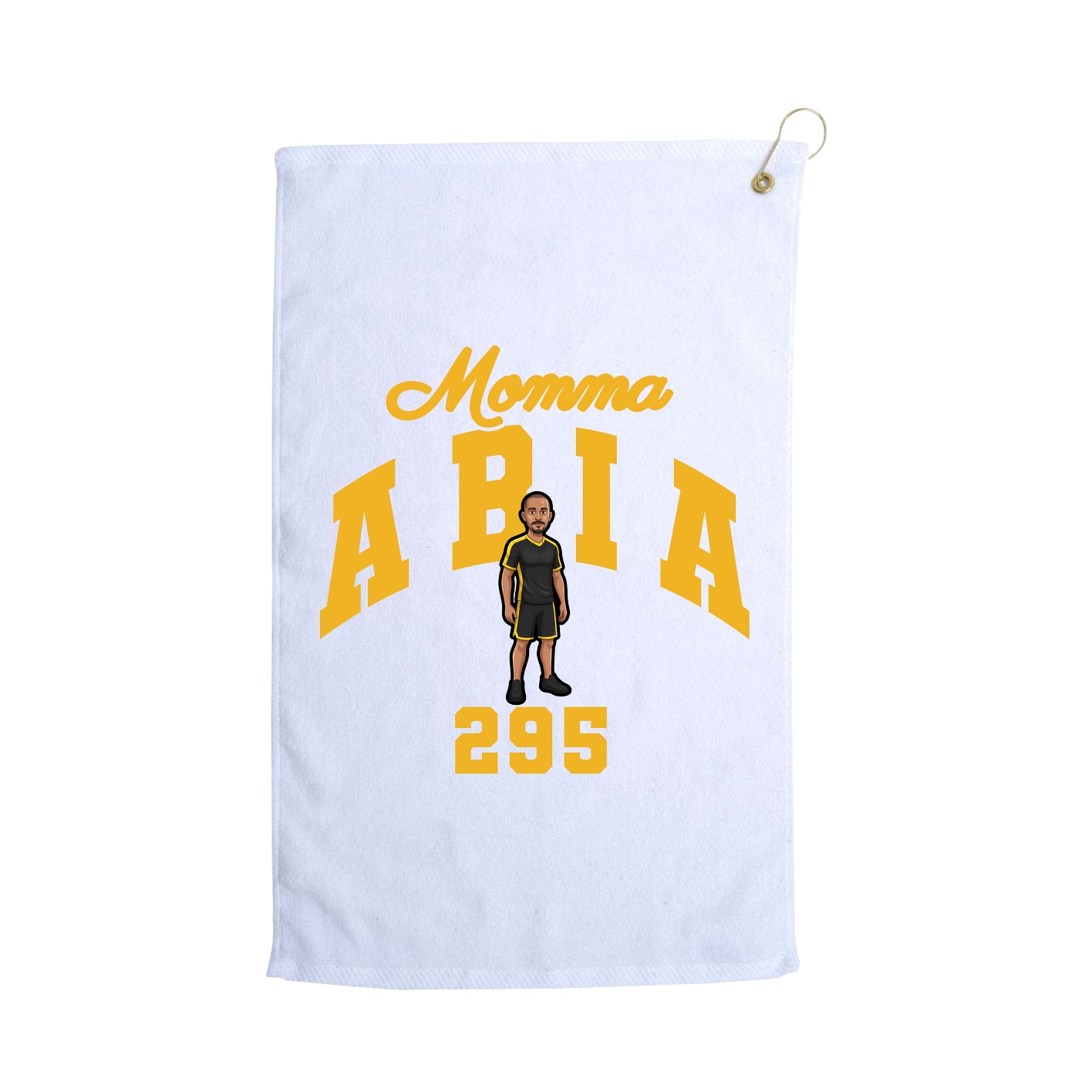 Golf Towel — Mothers Day Arch in White