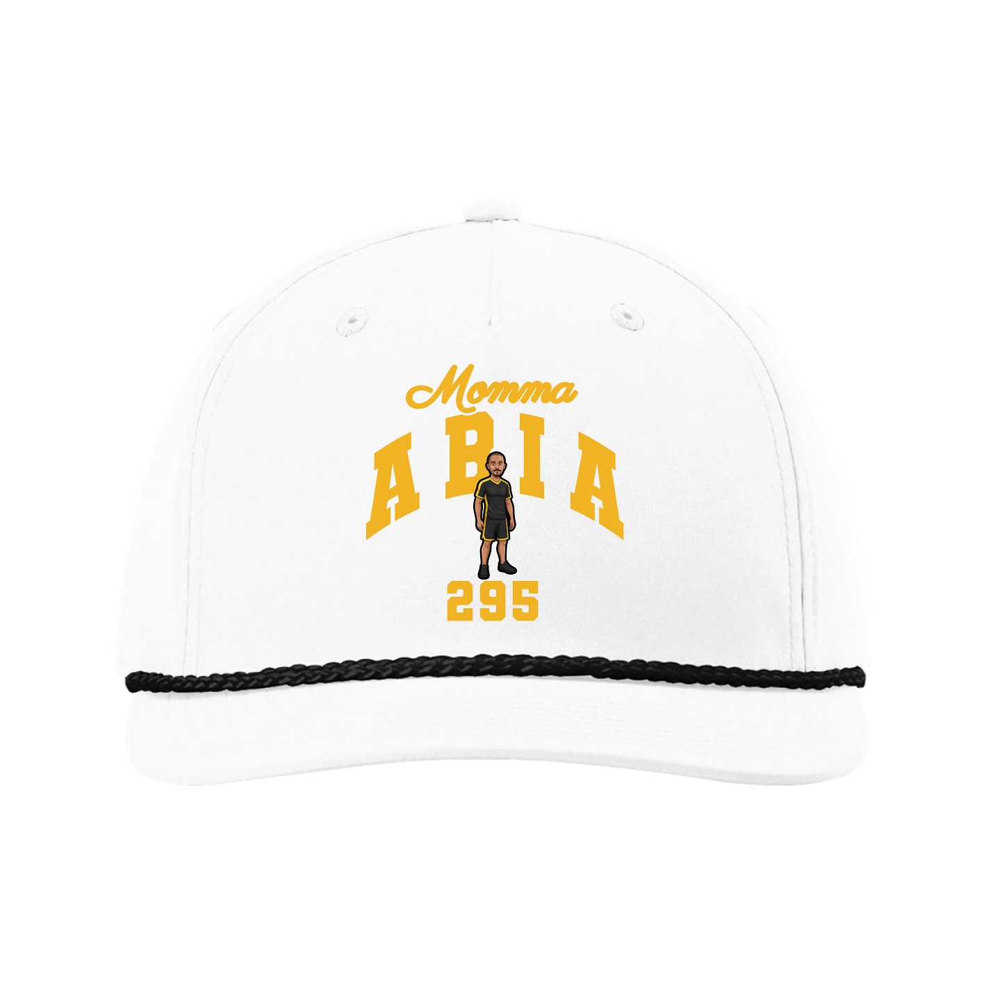 Five-Panel Classic Rope Cap — Mothers Day Arch in White