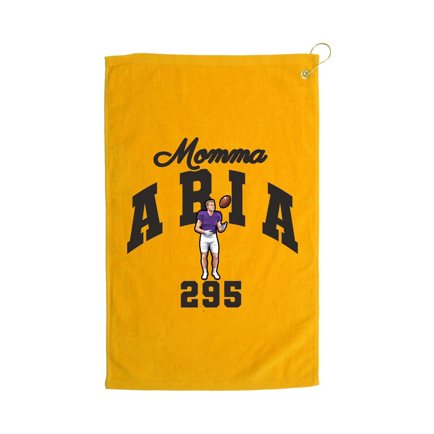 Golf Towel — Mothers Day Arch in Gold