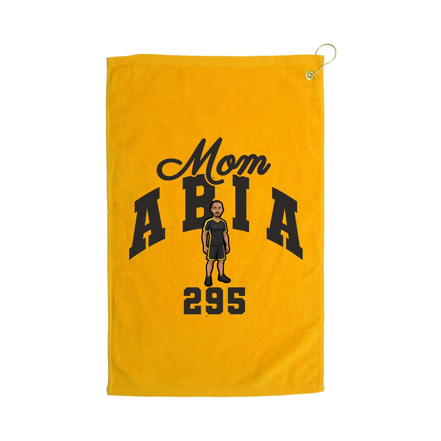 Golf Towel — Mothers Day Arch in Gold