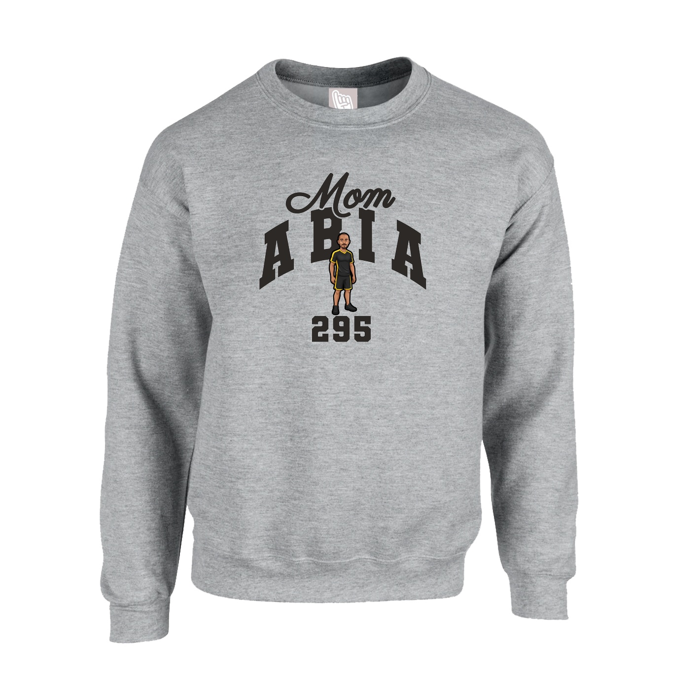 Fleece Crew — Mothers Day Arch in Grey