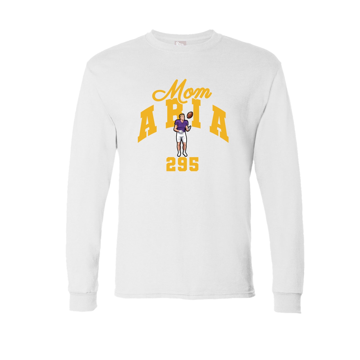 Long Sleeve Tee — Mothers Day Arch in White