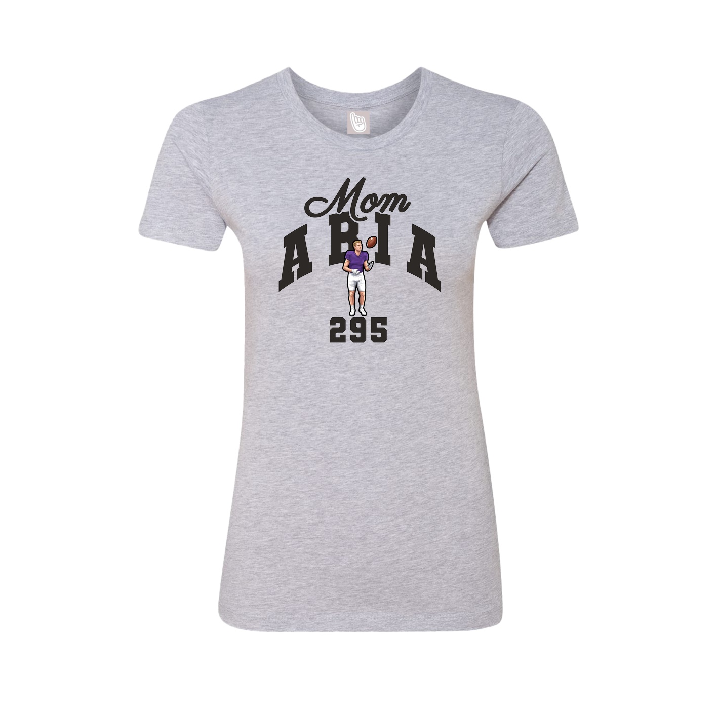 Womens Tee — Mothers Day Arch in Grey