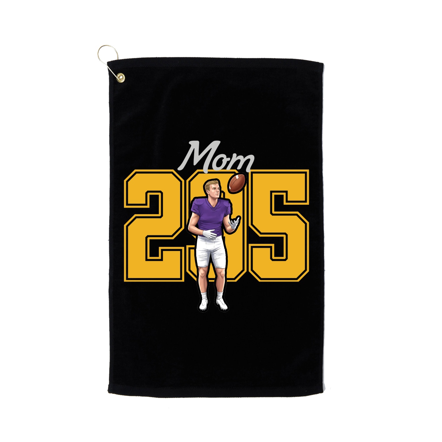 Golf Towel — Mothers Day Shirsey in Black