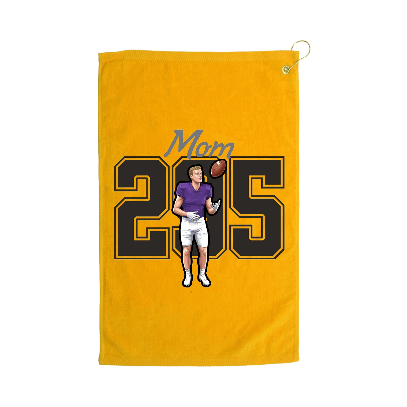 Golf Towel — Mothers Day Shirsey in Gold