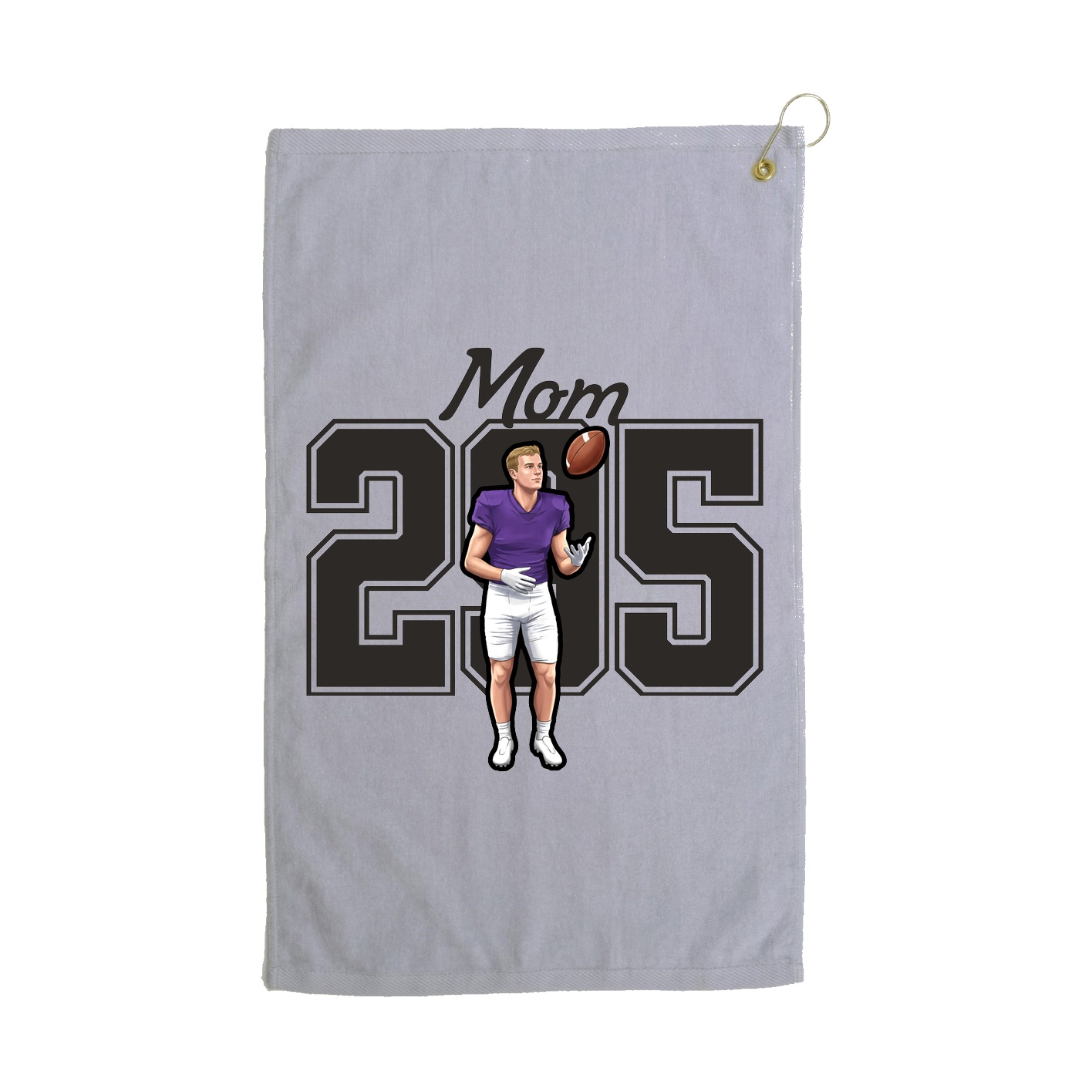 Golf Towel — Mothers Day Shirsey in Grey