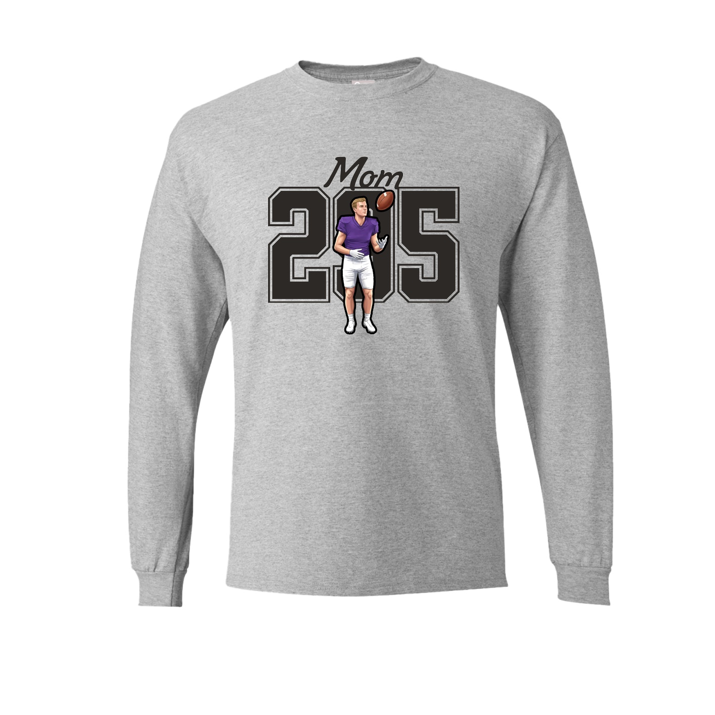 Long Sleeve Tee — Mothers Day Shirsey in Grey