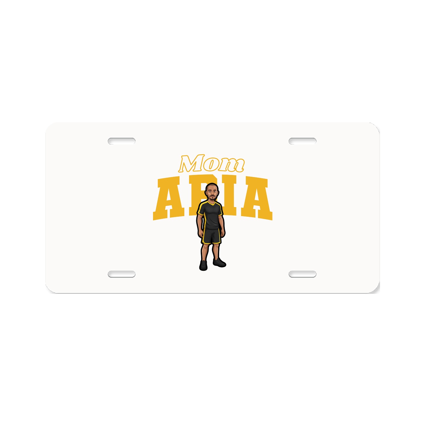 License Plate — Mothers Day Block in Classic
