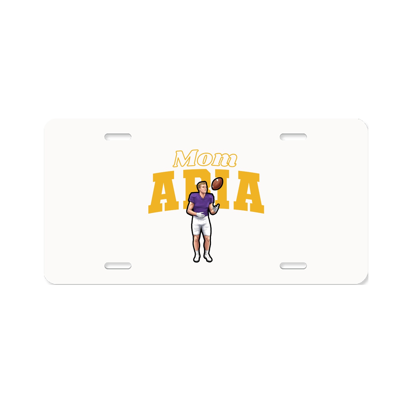 License Plate — Mothers Day Block in Classic