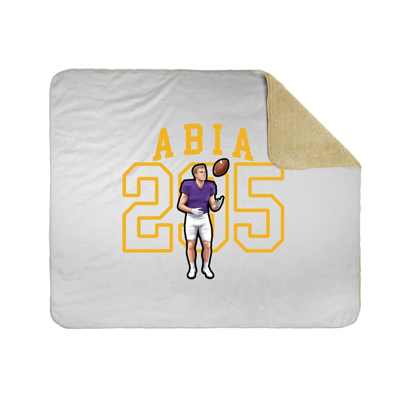 50x60 Sherpa Lined Throw Blanket