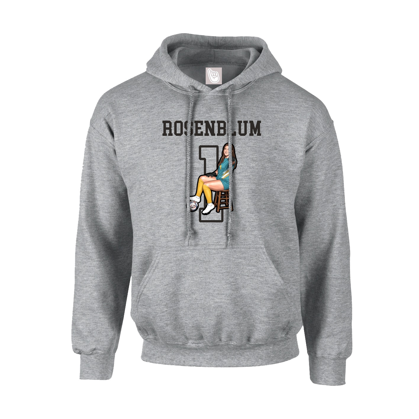 Hoodie — Shirsey in Grey