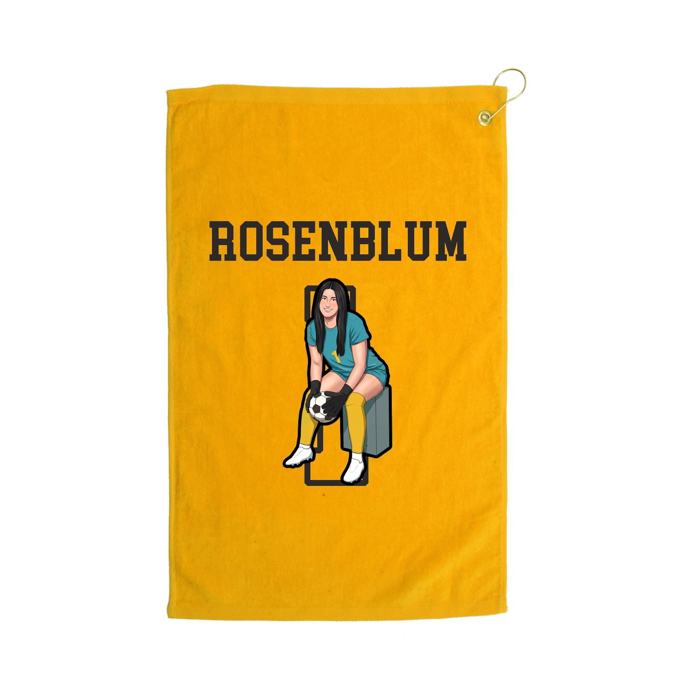 Golf Towel — Shirsey in Gold