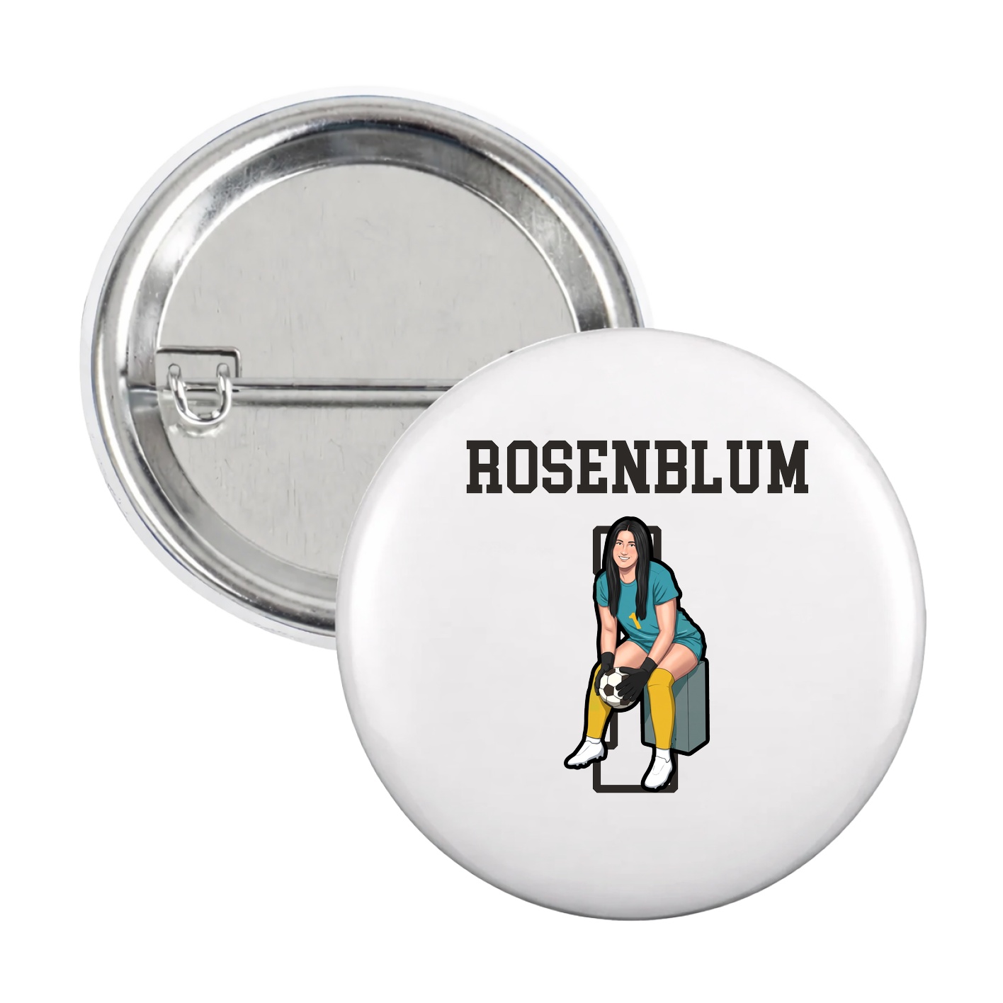 Game Day Button — Shirsey in White