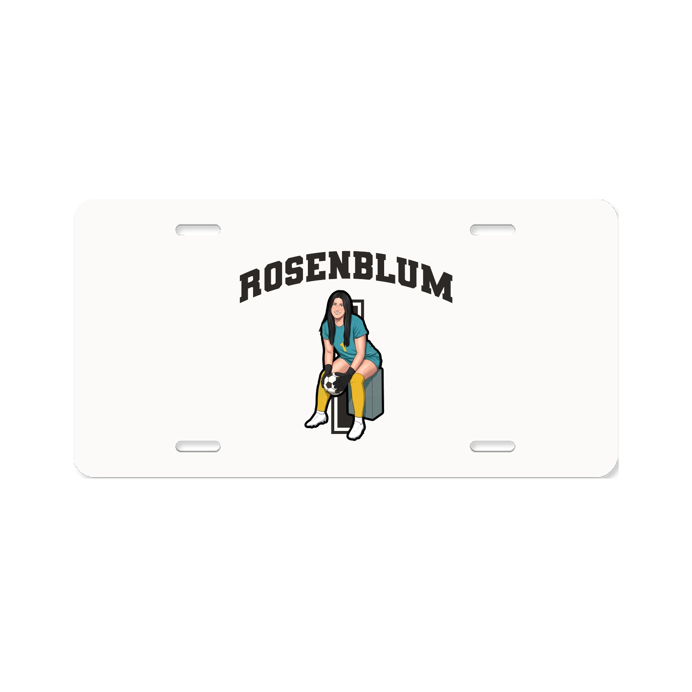 License Plate — Number in Classic