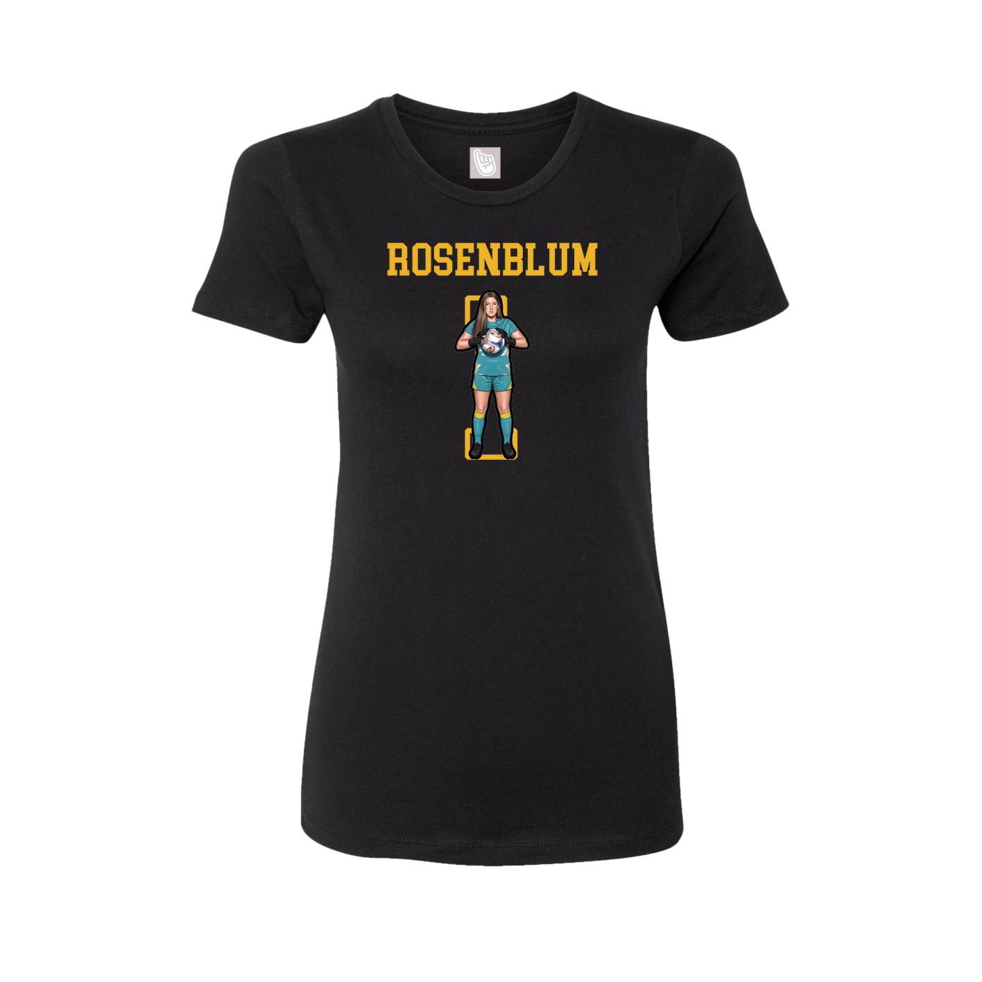 Fitted Women's Tee — Shirsey in Black