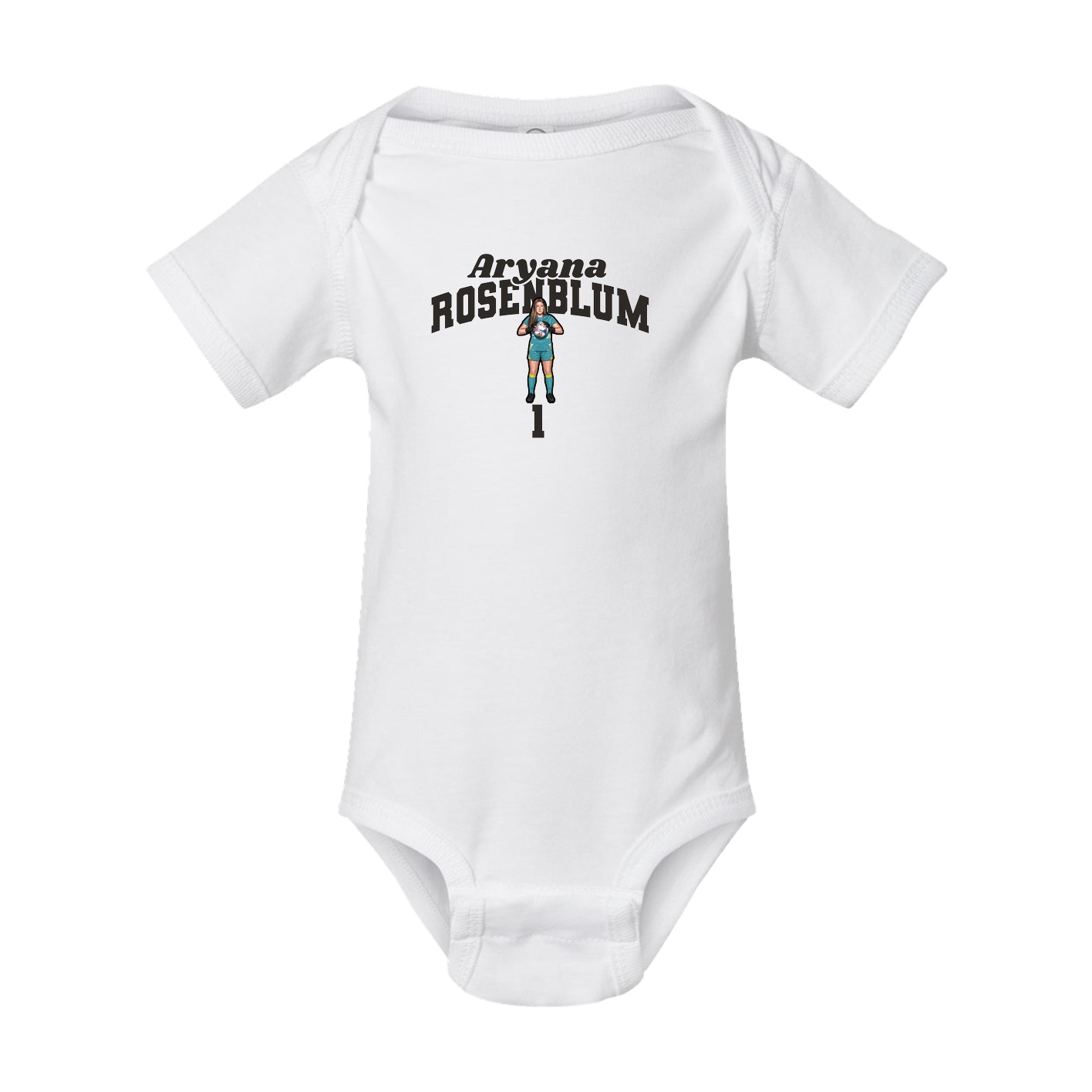 Baby Onesie — Signature Arch in White