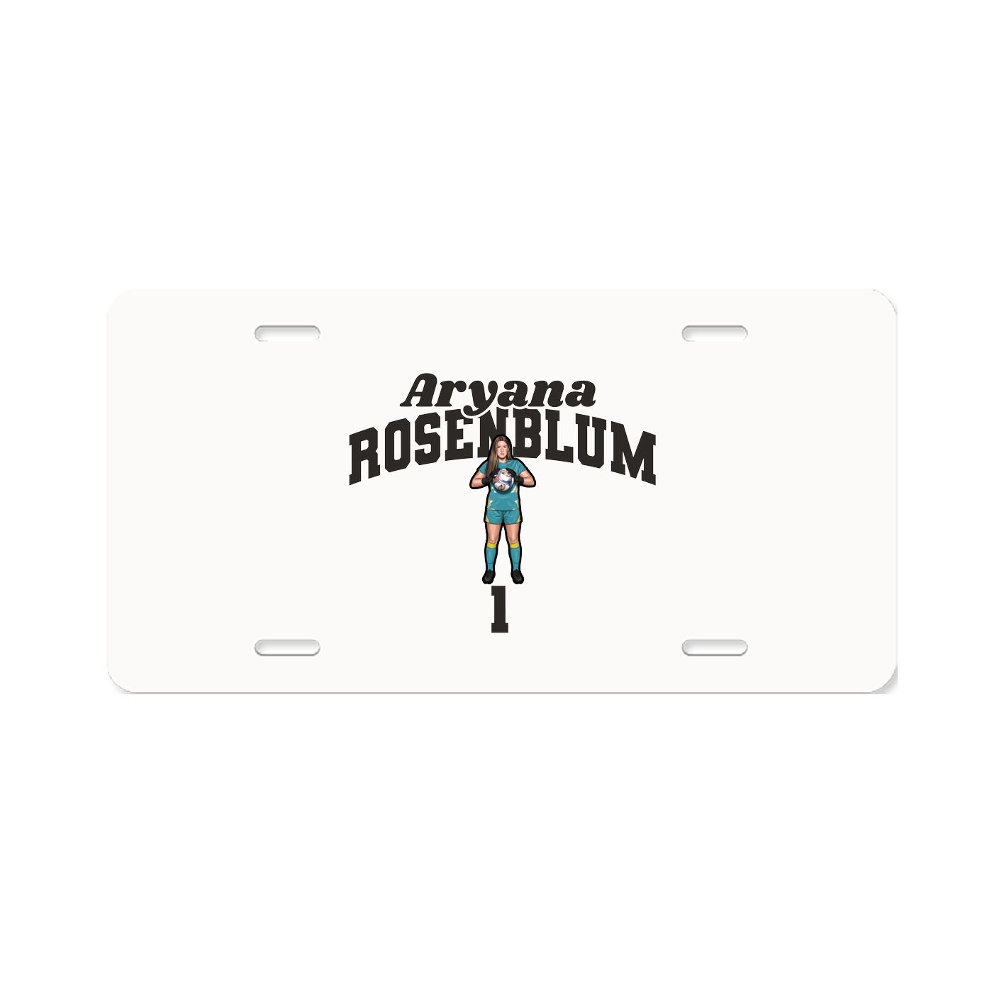 License Plate — Signature Arch in Classic