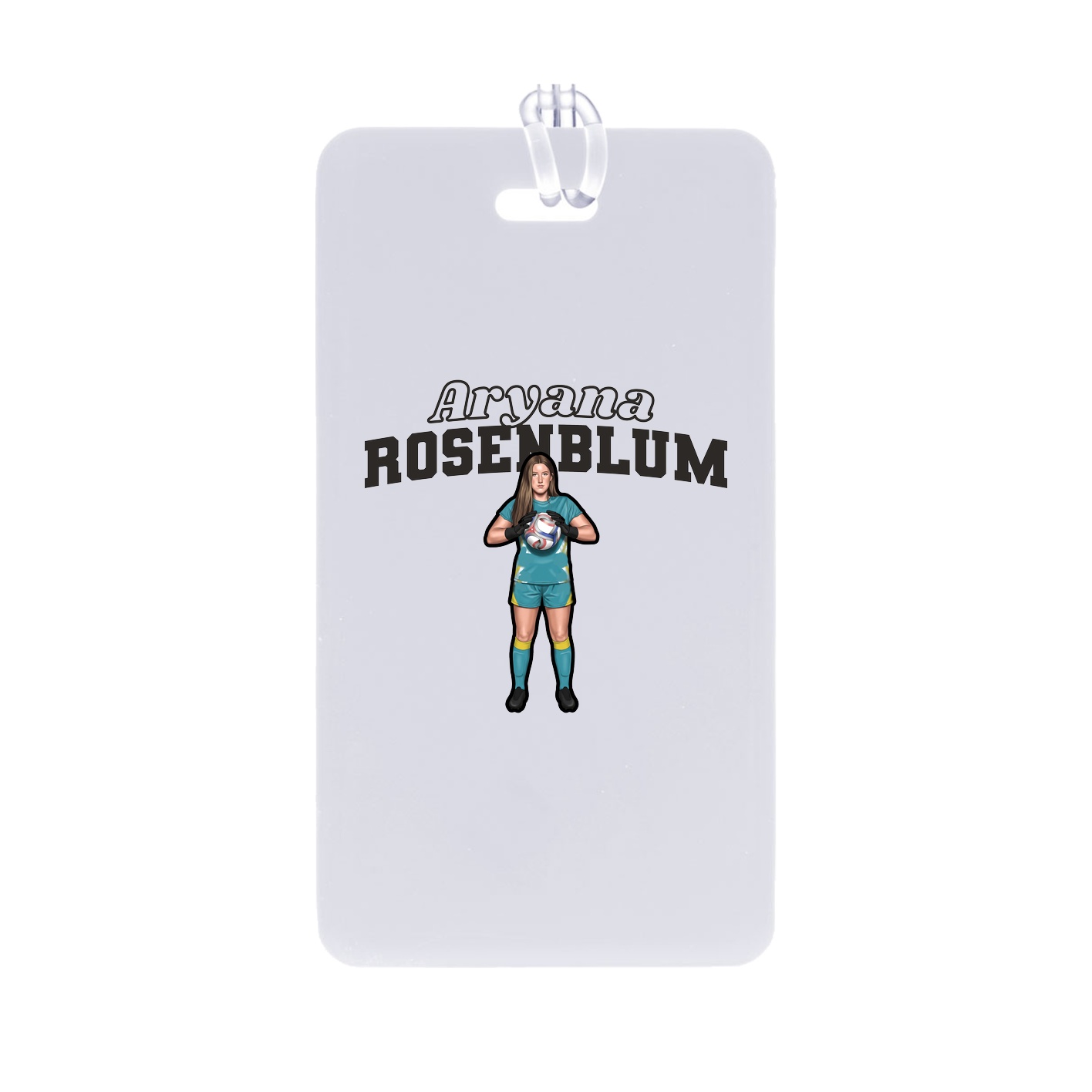 Bag Tag — Name Arch in Classic