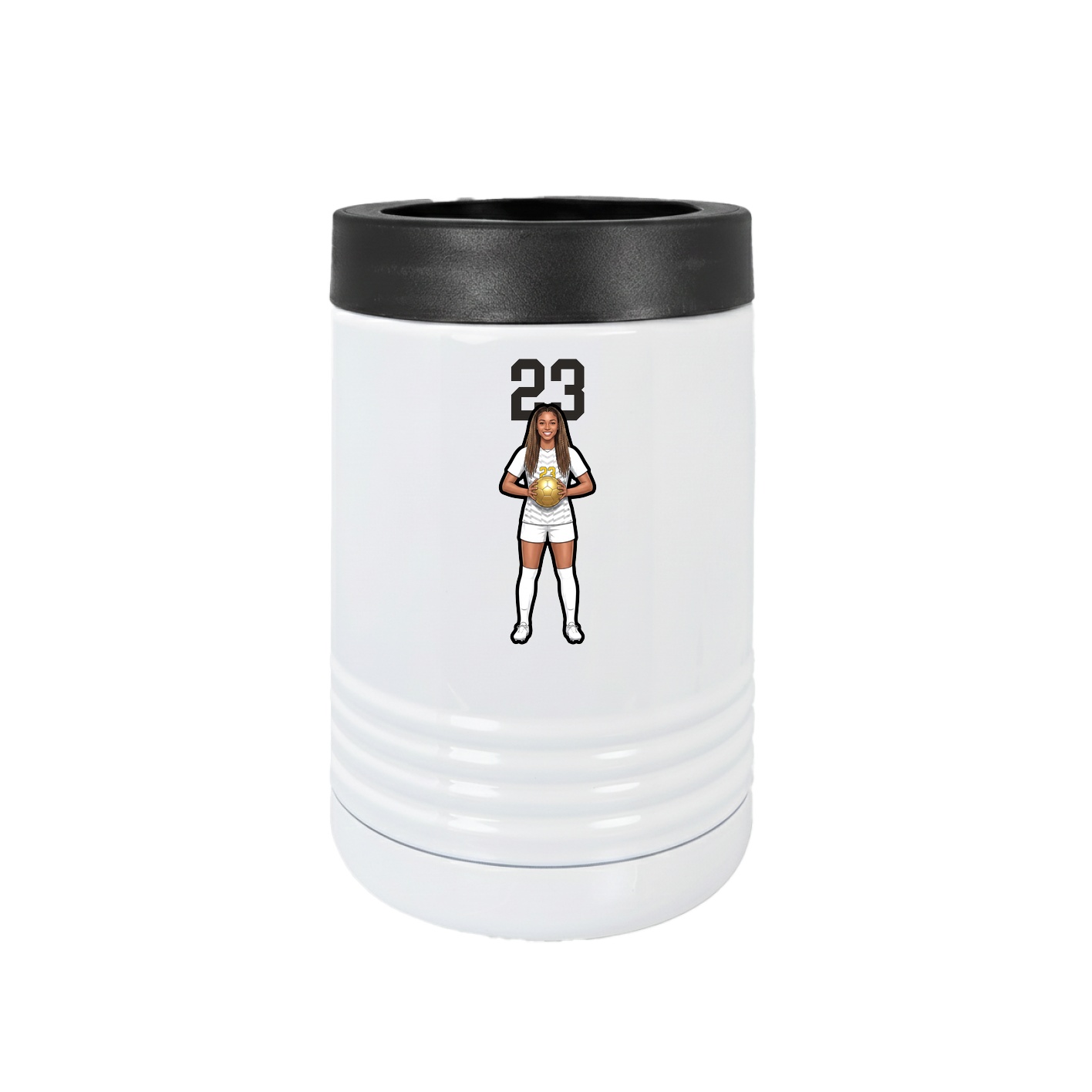 Beverage Holder — Number Top in White
