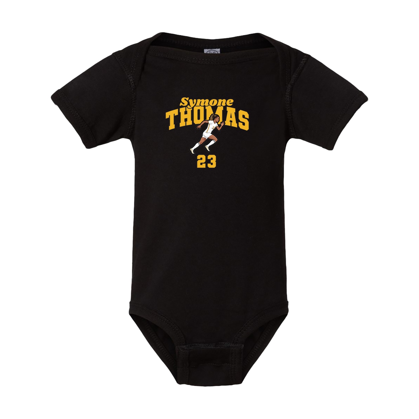 Baby Onesie — Signature Arch in Black