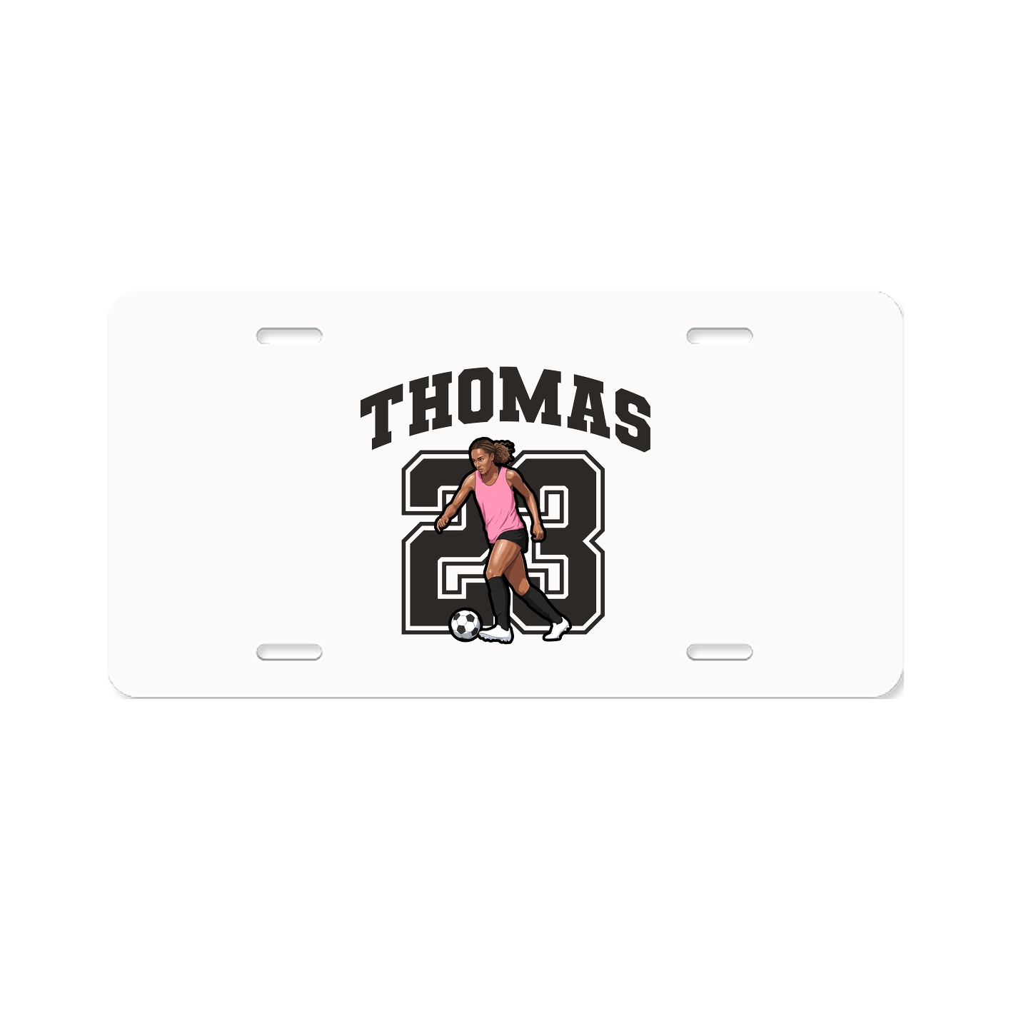 License Plate — Number in Classic