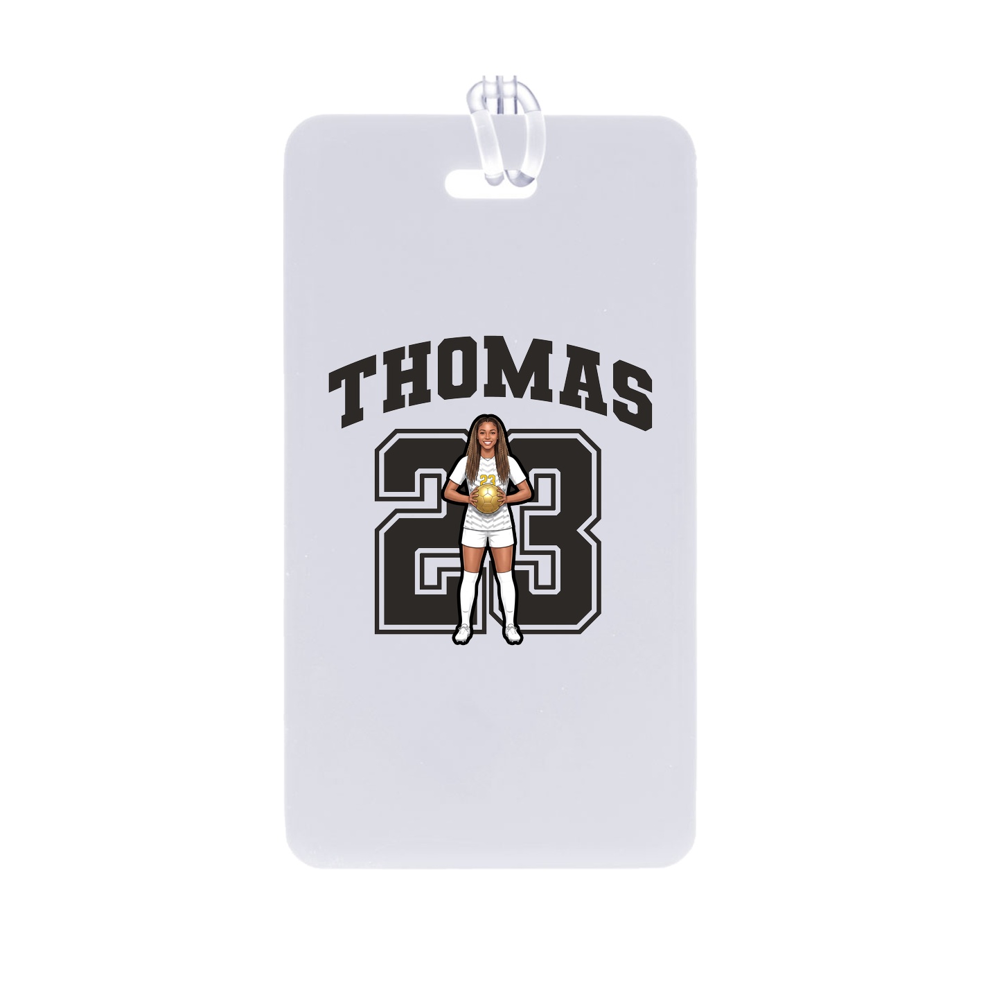 Bag Tag — Number in Classic