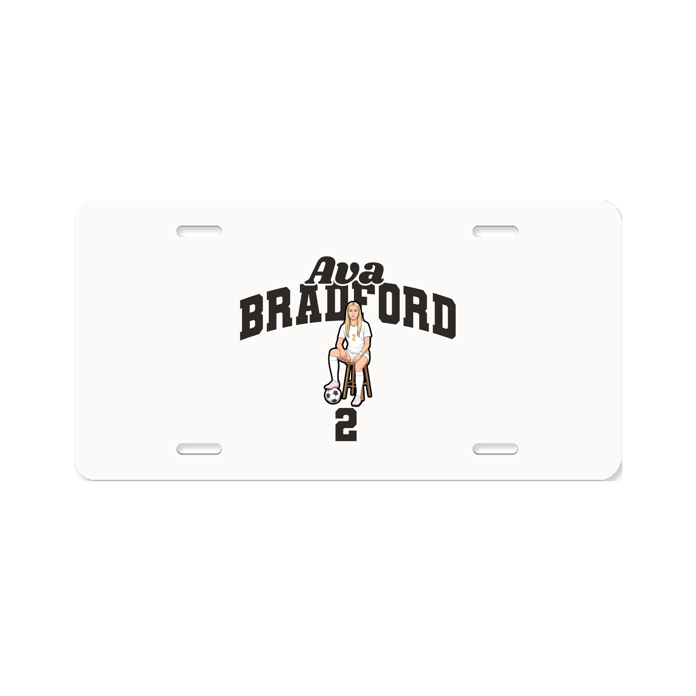 License Plate — Signature Arch in Classic