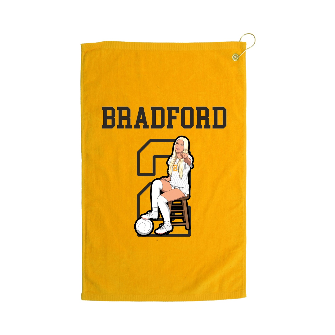 Golf Towel — Shirsey in Gold