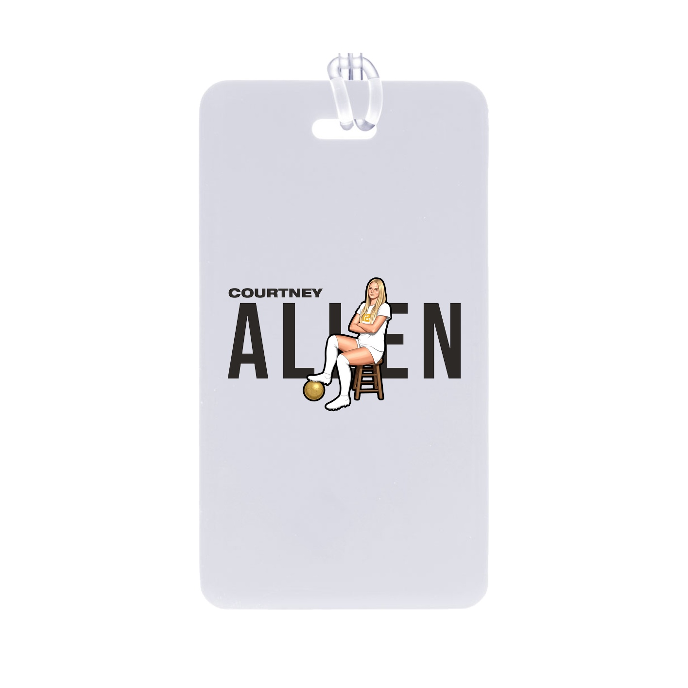 Bag Tag — Player Name in Classic