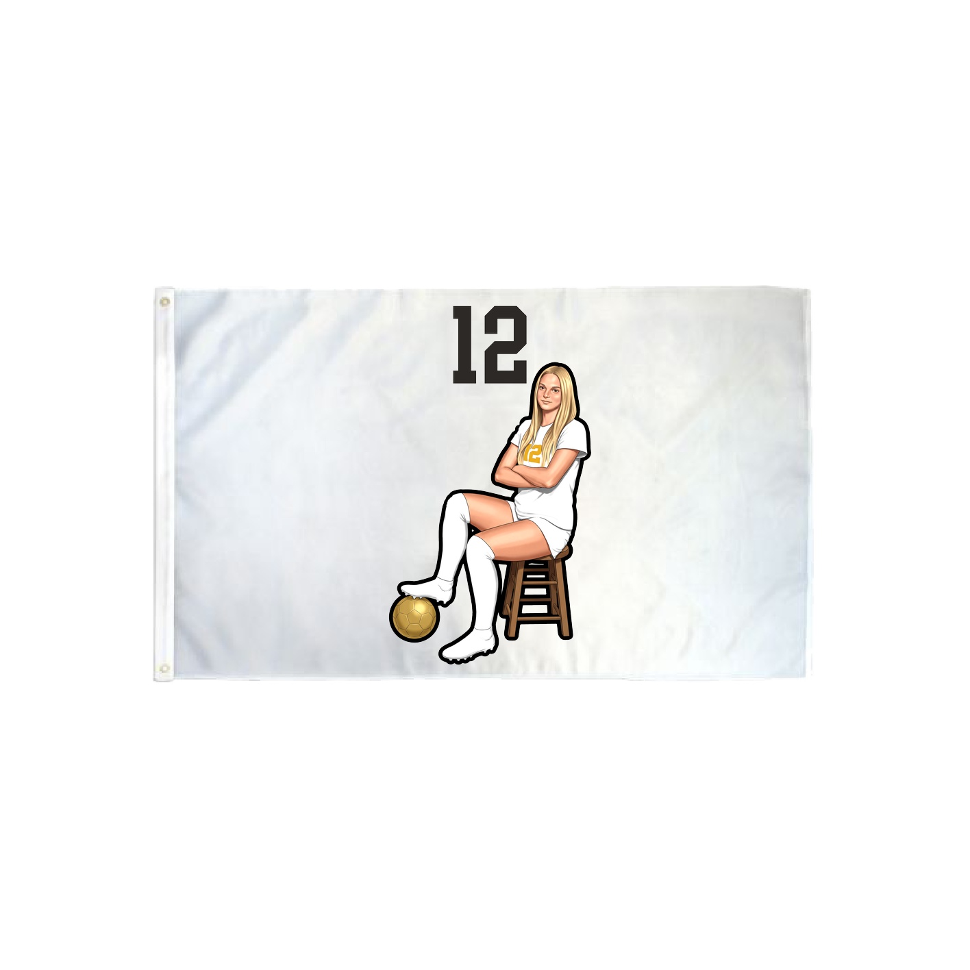 3x5 Flag — Number Top in Classic