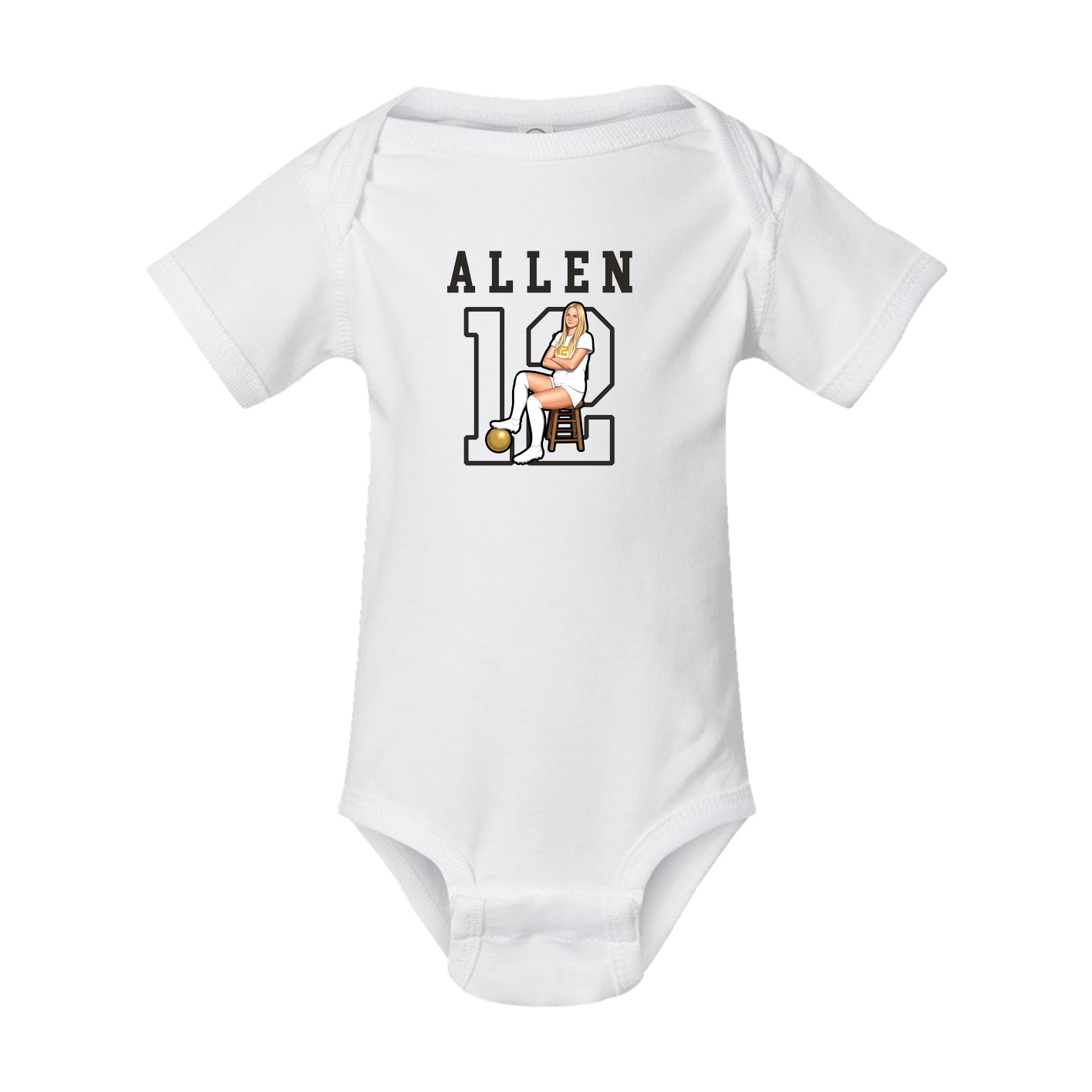 Baby Onesie — Shirsey in White