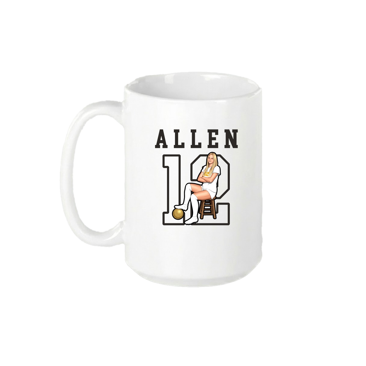 15oz Coffee Mug — Shirsey in White