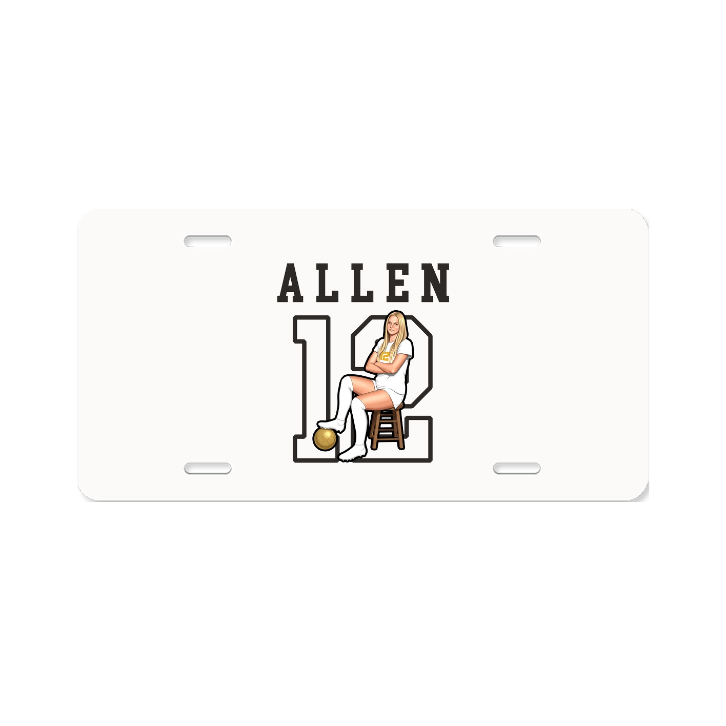 License Plate — Shirsey in Classic