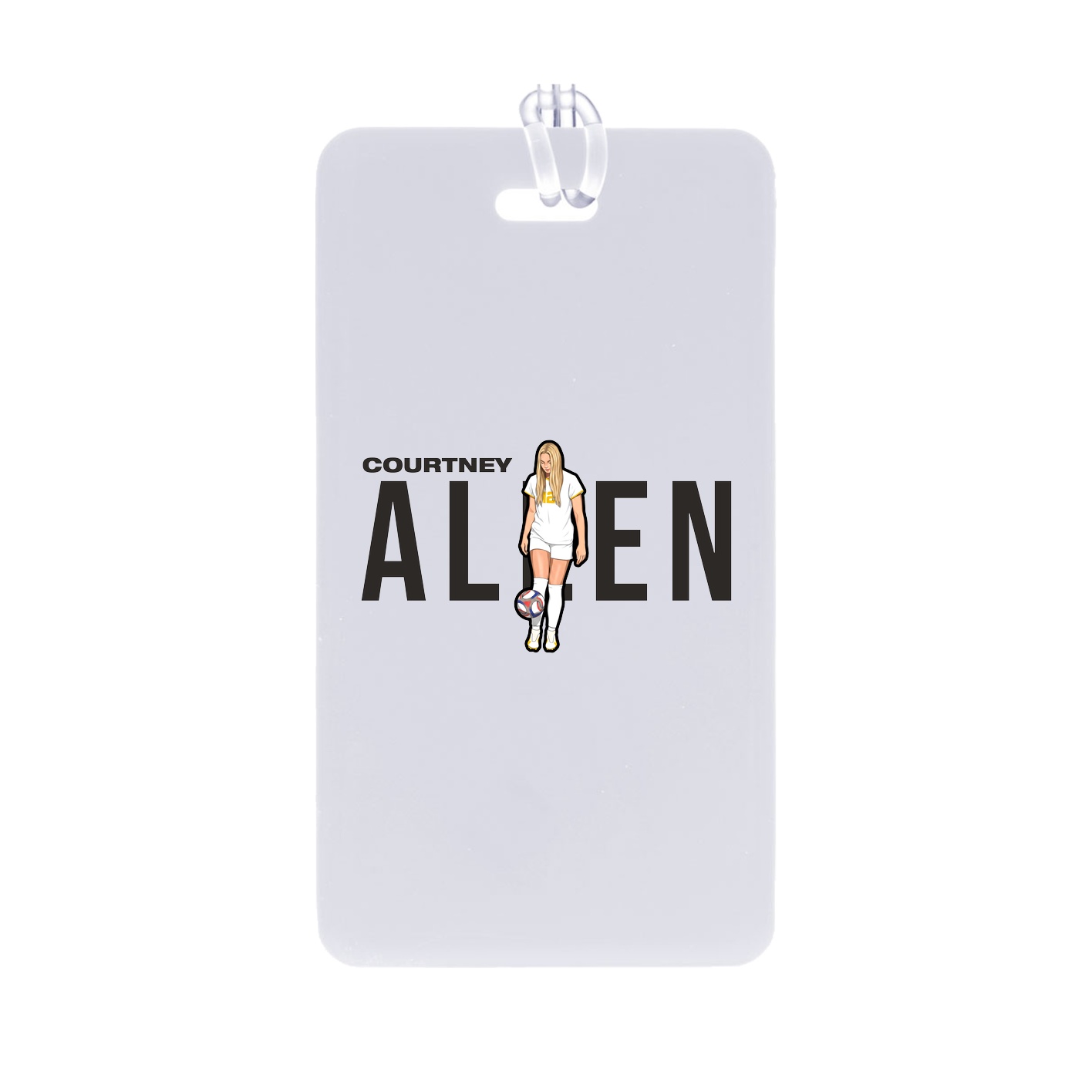 Bag Tag — Player Name in Classic