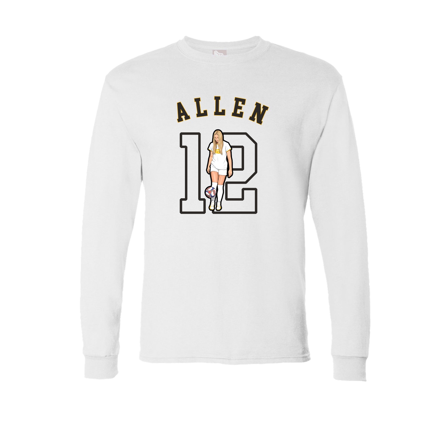 Long Sleeve Tee — Shirsey Arch in White